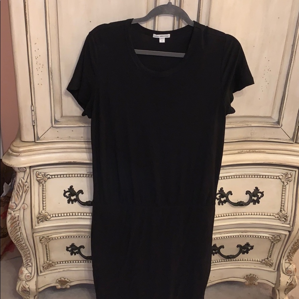 James Perse stretch blouson t-shirt dress